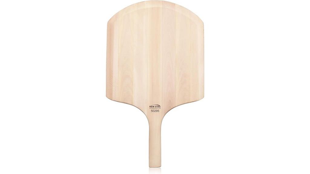 wooden pizza peel handle