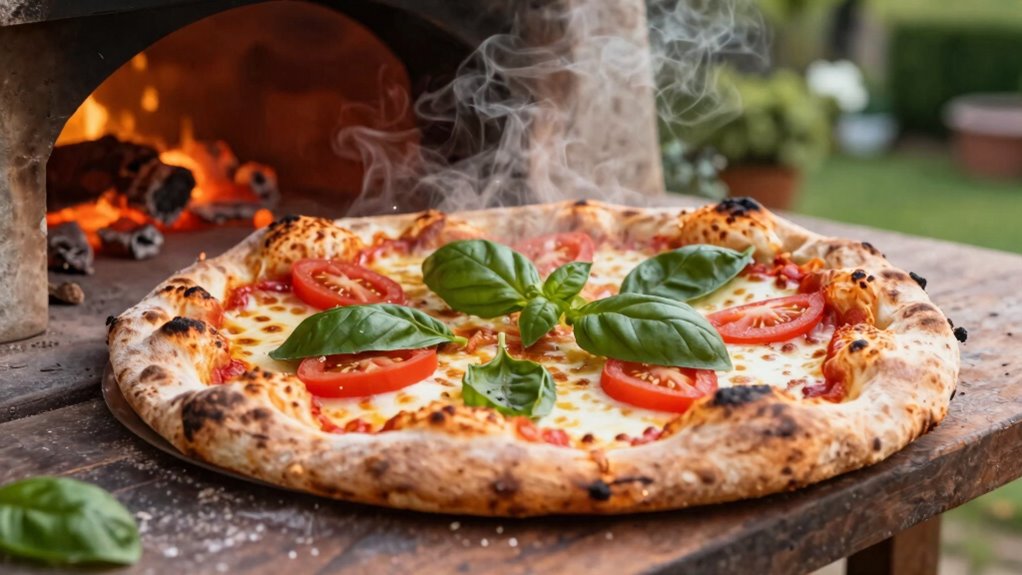 baking authentic sicilian pizza