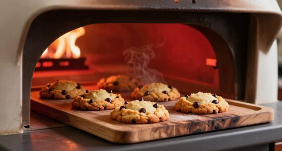 baking cookies safely outdoors