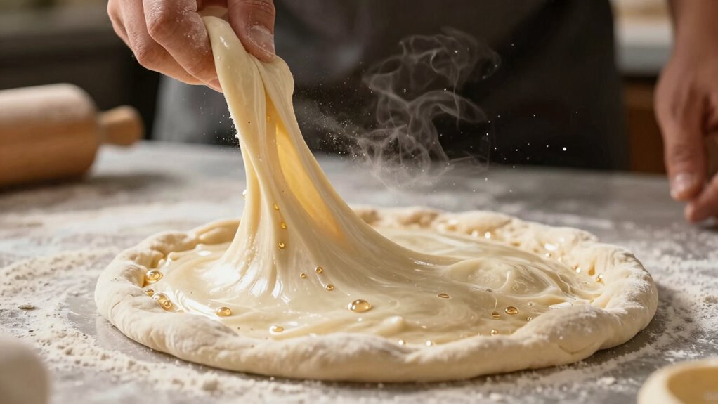 consistent pizza tossing technique