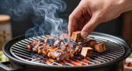 control wood chunk smoking