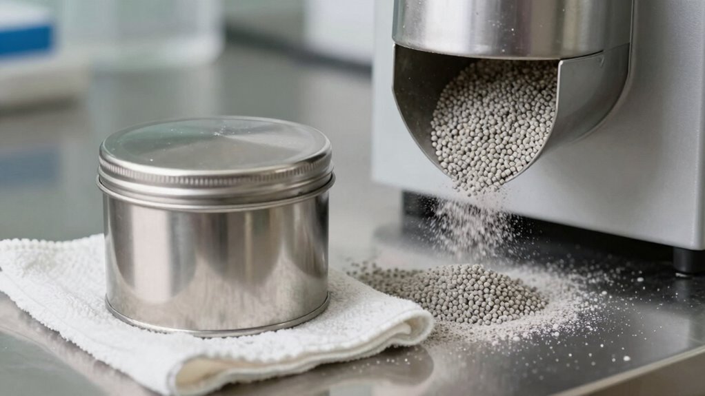 controlling pellet dust issues