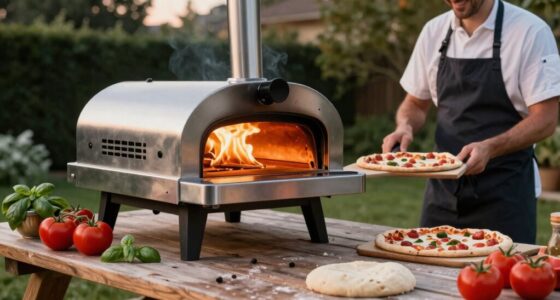 convenient outdoor pizza making