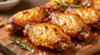 crispy grilled chicken wings