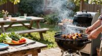 developing outdoor cooking routines