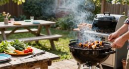 developing outdoor cooking routines