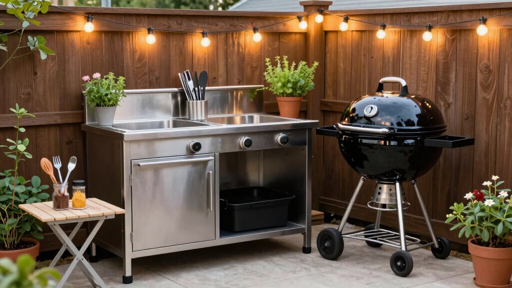 efficient small space bbq