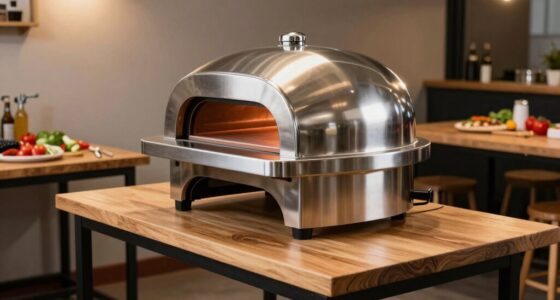 enhanced pizza baking setup