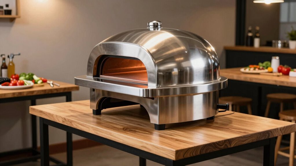 enhanced pizza baking setup