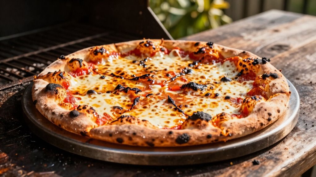 enhances backyard pizza baking