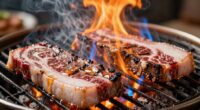 fatty meats cause flare ups