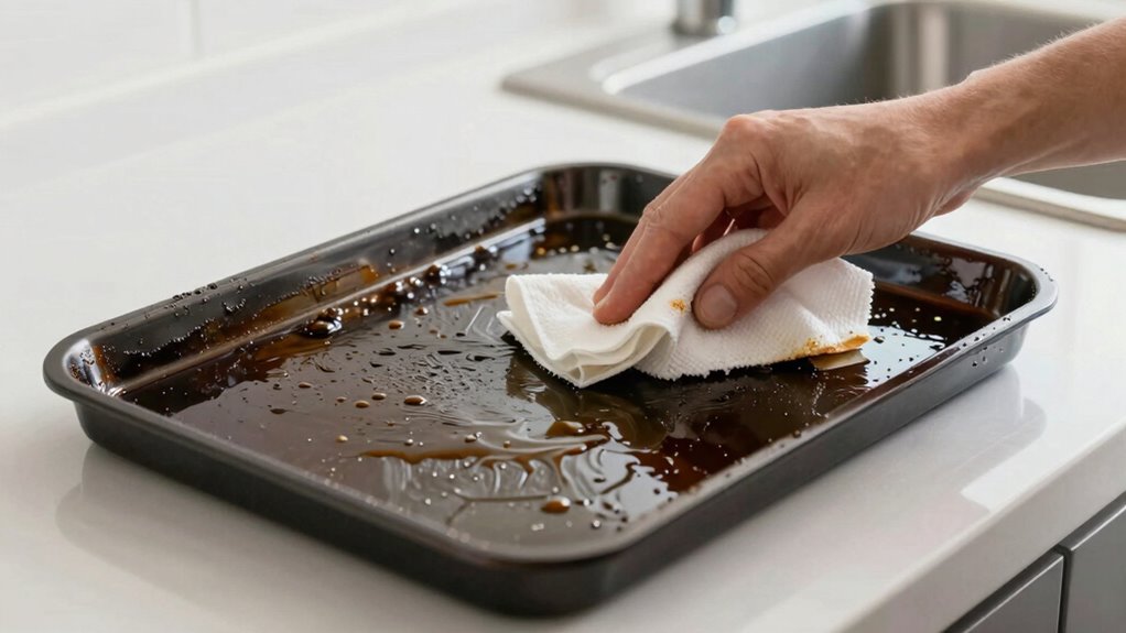 grease tray cleaning tips