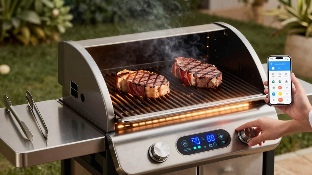 helpful smart grill features