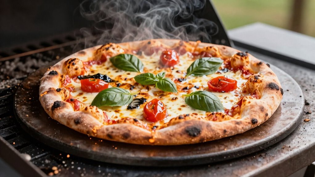 high heat even pizza baking