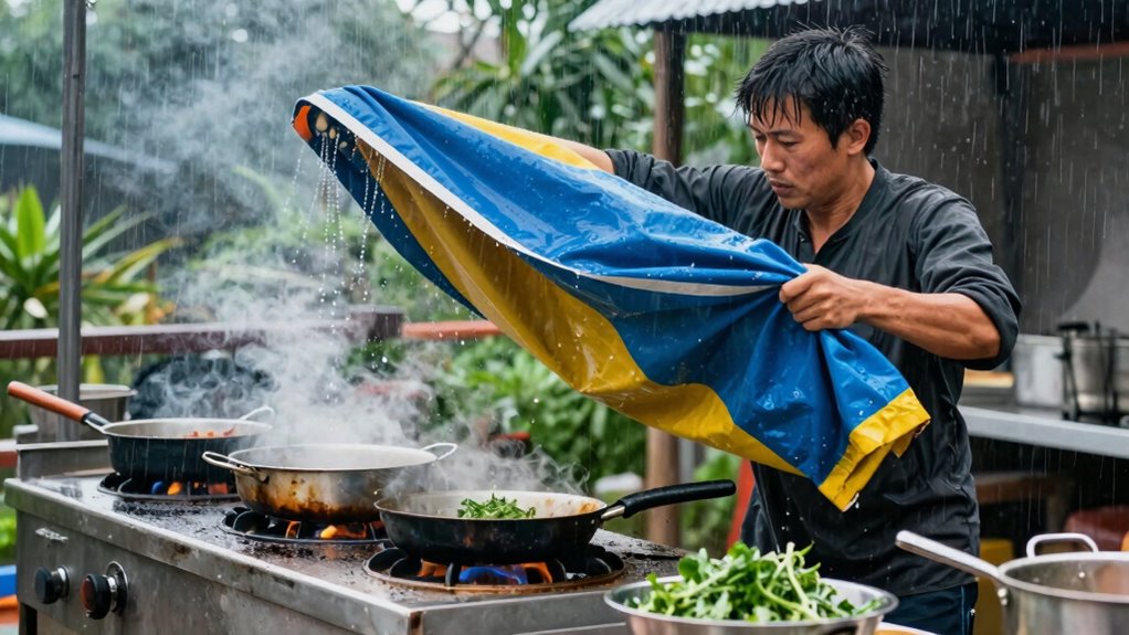 indoor cooking safety precautions