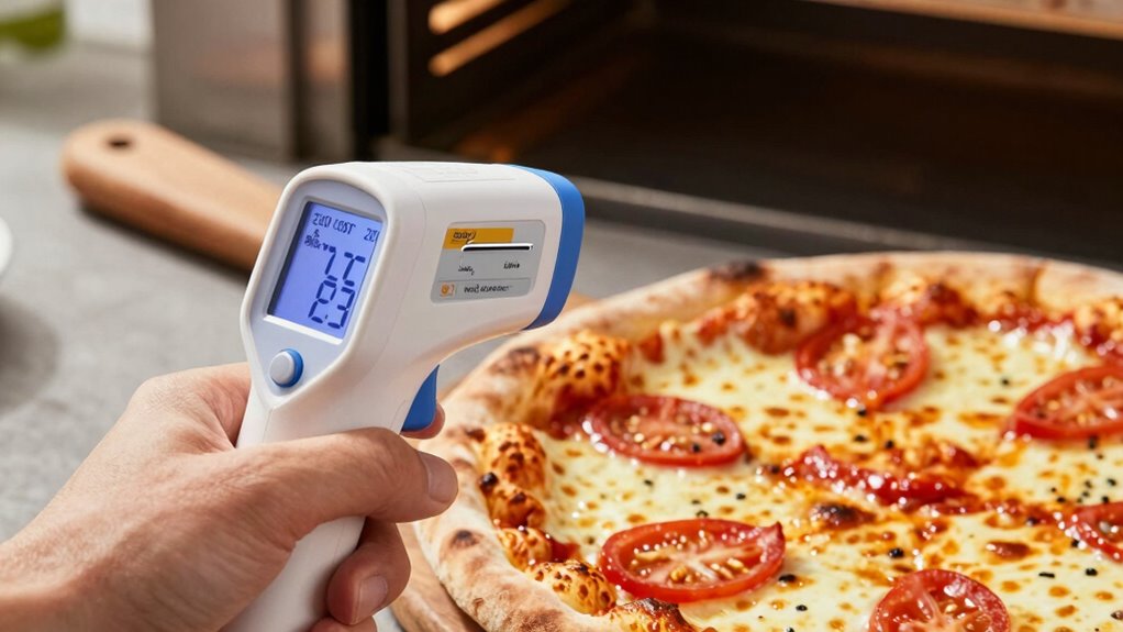 infrared thermometer for precise baking