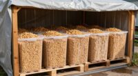 keep pellets in dry storage