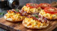 make breakfast pitas easily