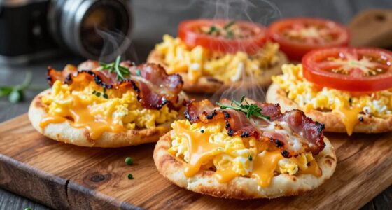 make breakfast pitas easily
