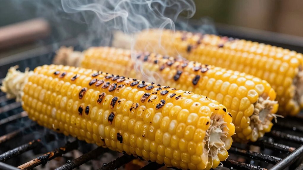 moist tender grilled corn