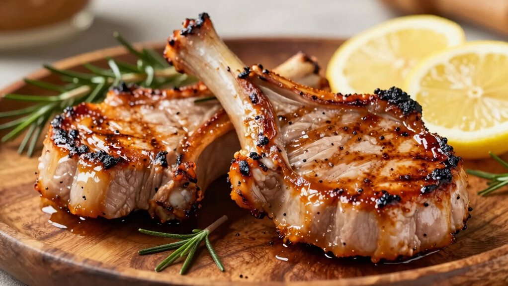 moist tender grilled pork
