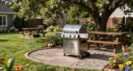 optimal backyard grill placement