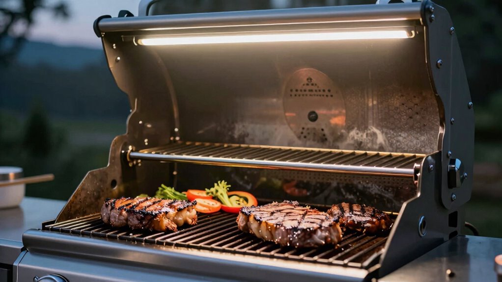 optimal grill lighting angles