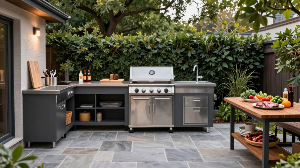 organized safe efficient outdoor cooking