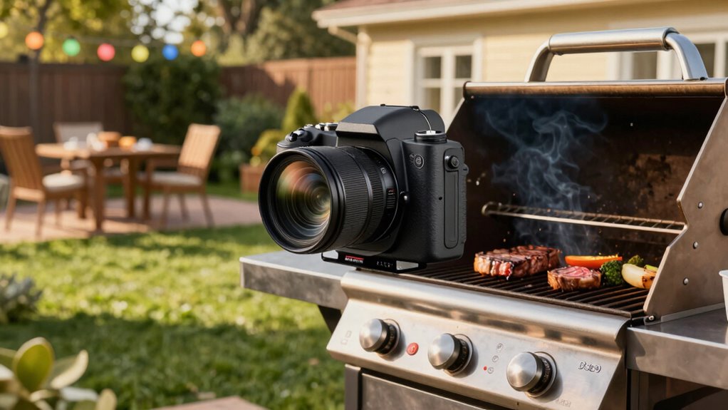 outdoor cooking security cameras