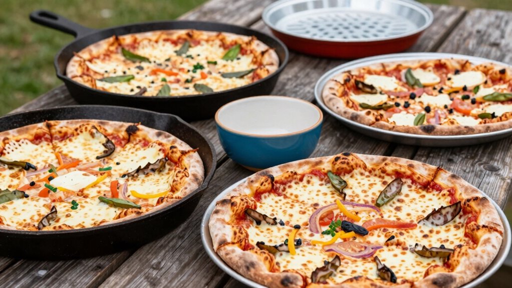 outdoor pizza pan styles