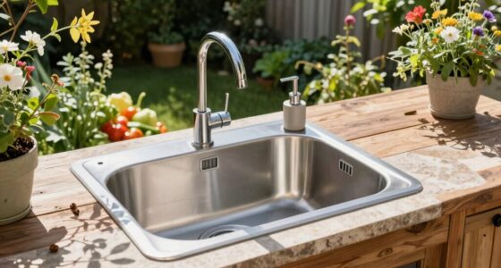 outdoor prep sink considerations