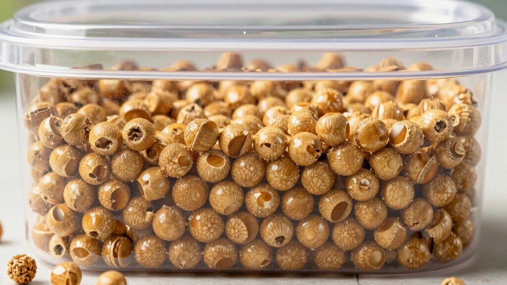 pellet storage moisture prevention