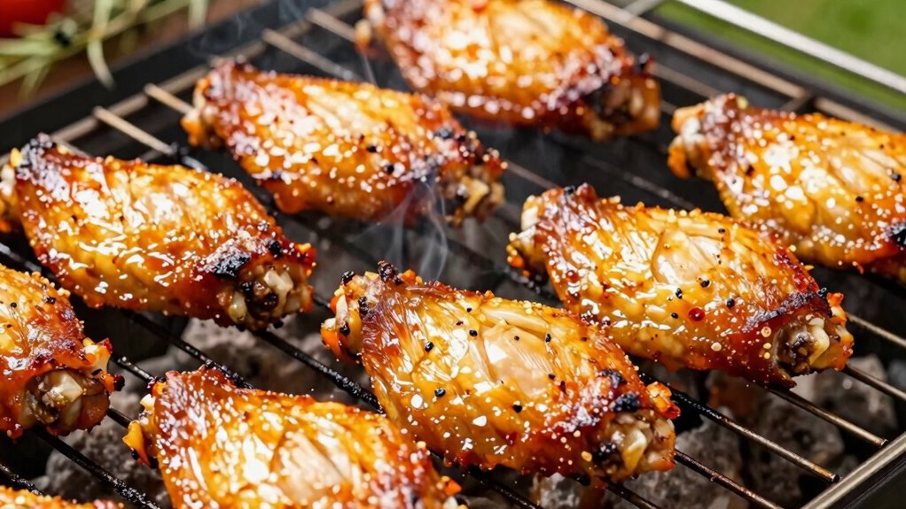 perfect crispy grilled wings