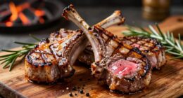perfectly grilled lamb chops