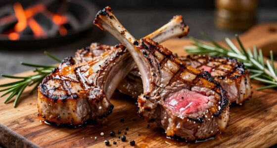 perfectly grilled lamb chops