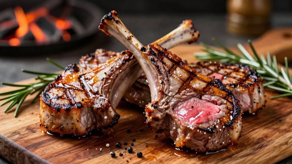 perfectly grilled lamb chops
