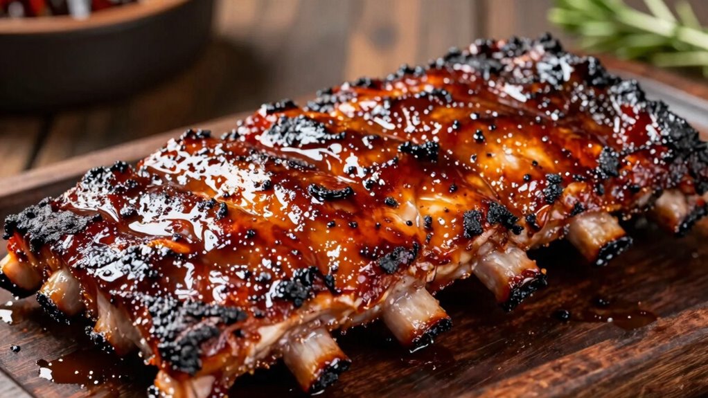 perfectly smoked tender ribs
