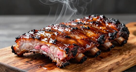 perfectly smoked tender ribs