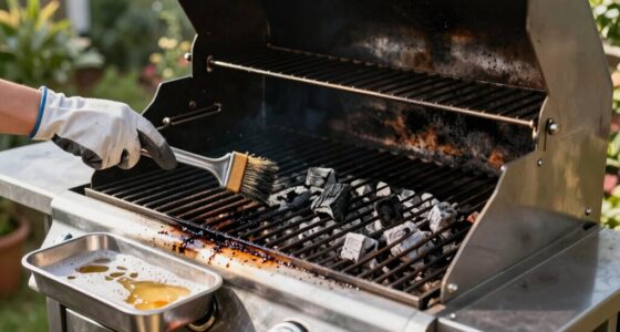 pre season grill cleaning