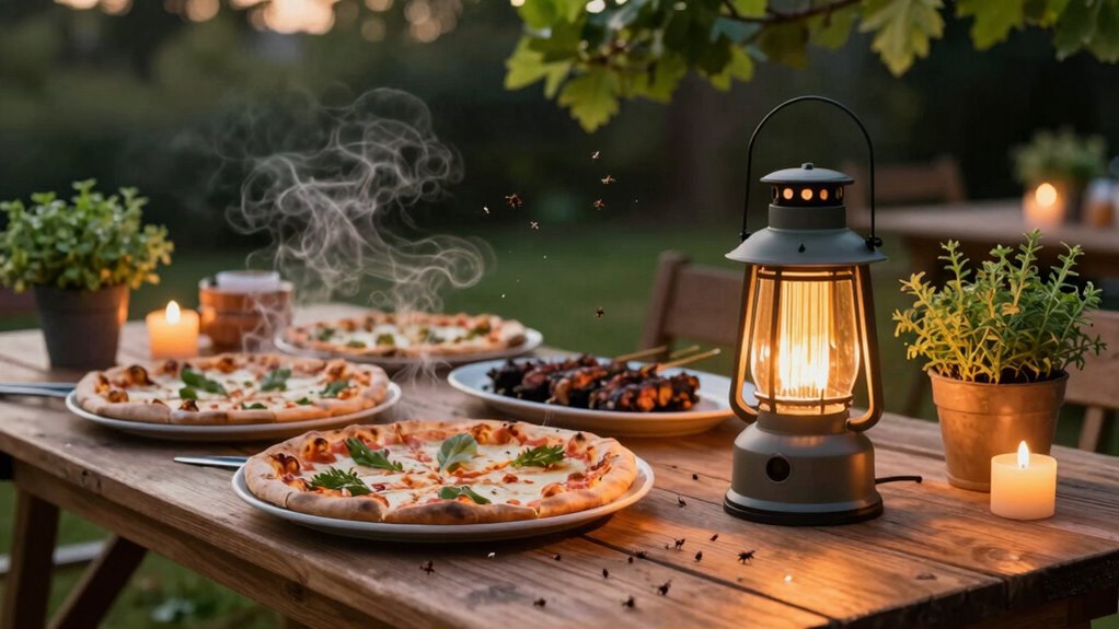 prevent bugs during outdoor dining