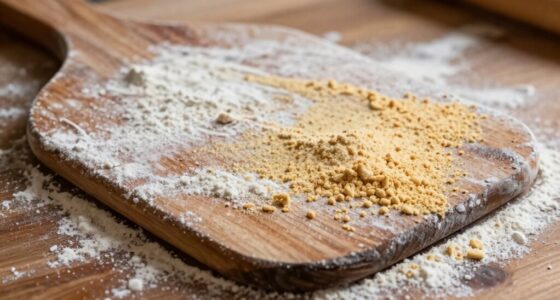 prevent burning semolina on peel