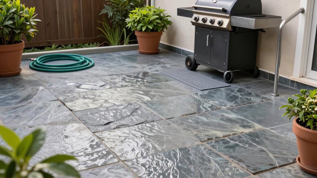 prevent slippery grease spills