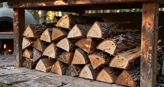 proper wood storage improves burning