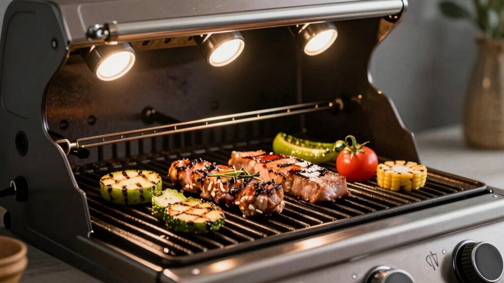 properly illuminate grilling area