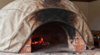 protects oven from elements