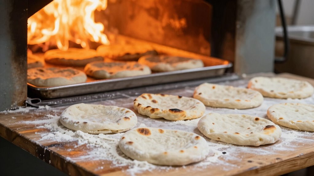 quick high heat flatbreads