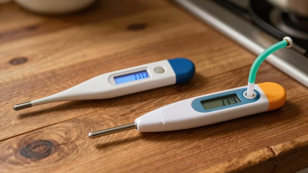 quick vs permanent temperature measurement