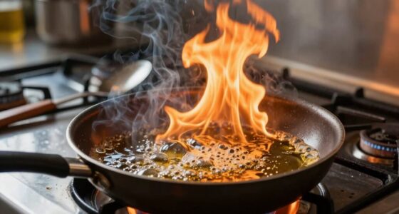 rapid grease fire ignition