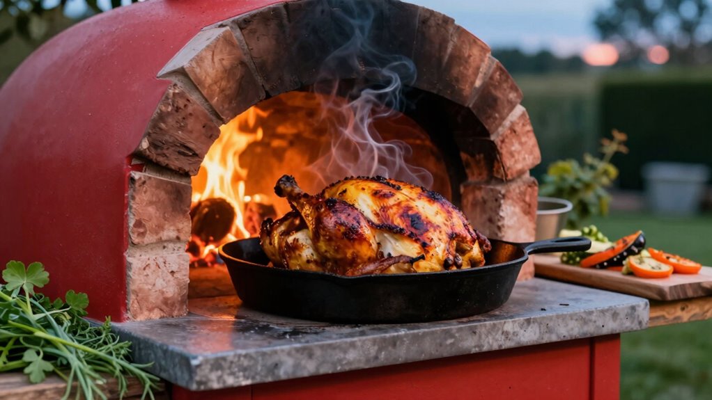roast chicken after pizza