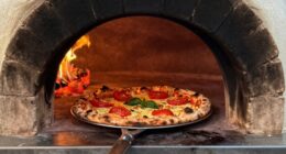 rotate pizza for even cooking